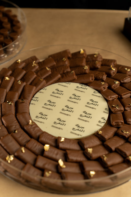 Gradauation Crepe Dentelle Tray